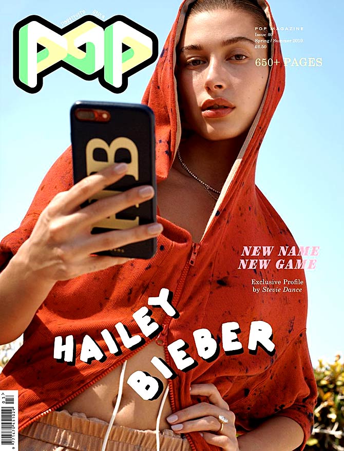 Justin Hailey s steamy kiss features on mag cover Rediff