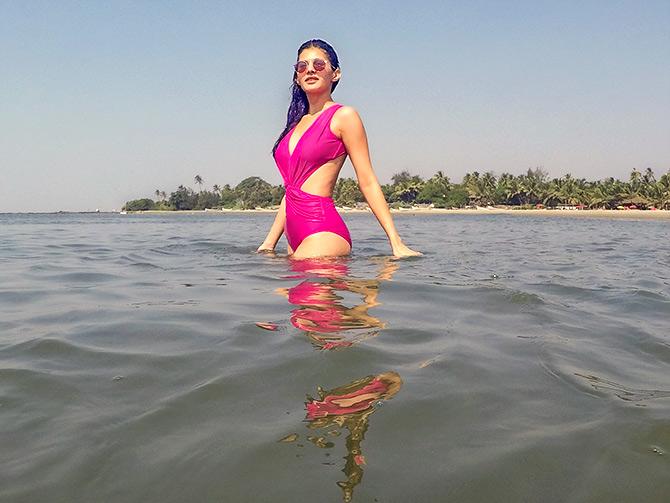 Amyra dastur in store bikini