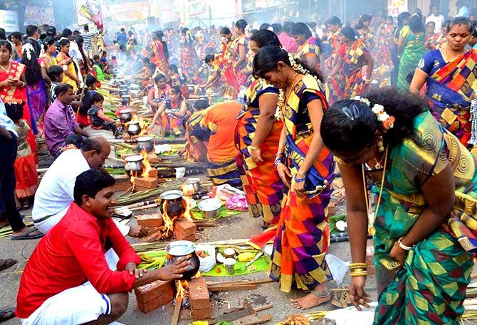 Residents of Mumbai's Dharavi celebrate Pongal 2019