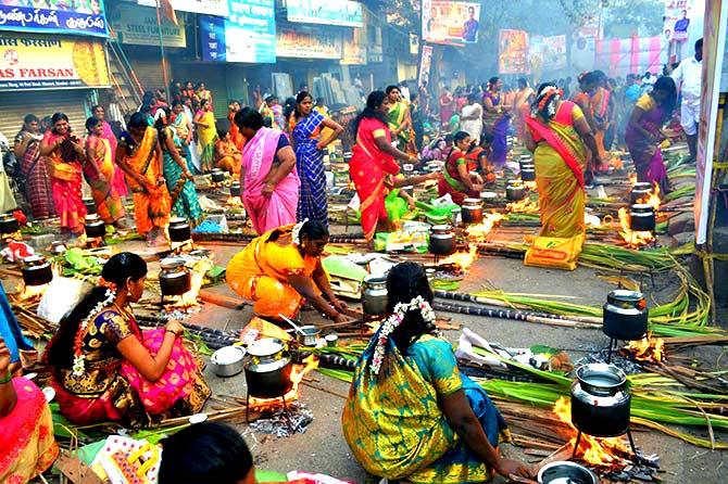 Residents of Mumbai's Dharavi celebrate Pongal 2019