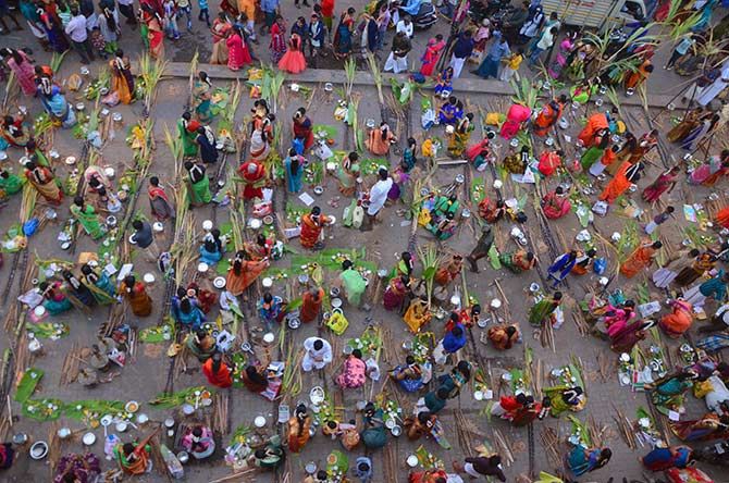 Residents of Mumbai's Dharavi celebrate Pongal 2019