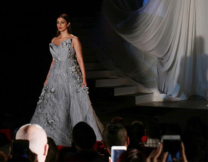 Tabu and Karan Johar turn showstoppers for Gaurav Gupta at Lakme Fashion Week 2019 in Mumbai