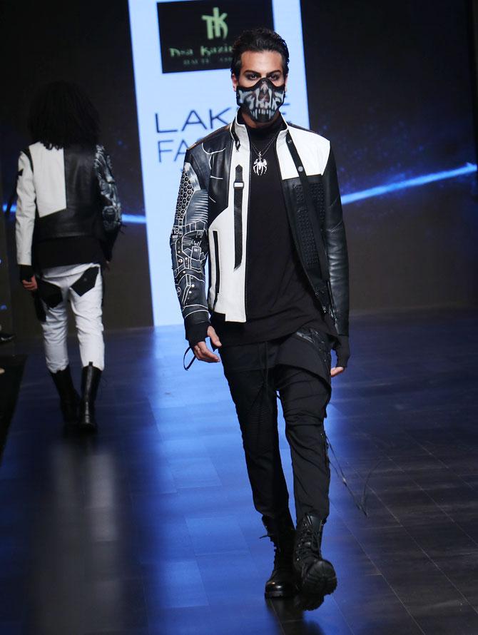 Gurmeet Choudhary, Nikhil Chinappa, Prathamesh Maulingkar walk for Asa Kazingmei at Lakme Fashion Week 2019