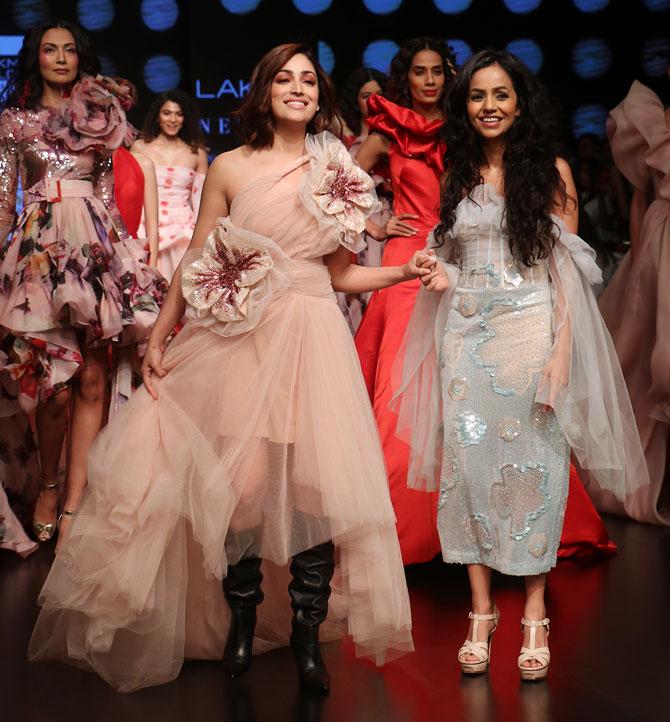 Yami Gautam walks for Gauri and Nainika