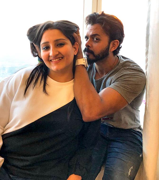 How Sreesanth fell in love with Bhuvneshwari - Rediff.com