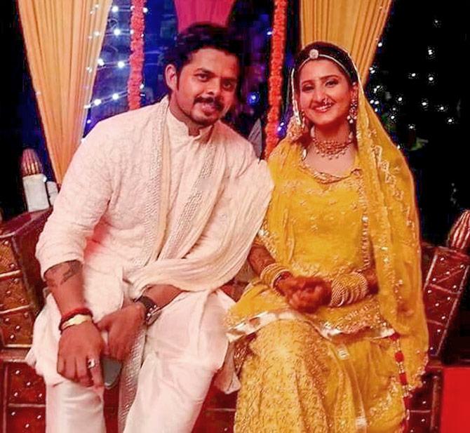 Sreesanth and Bhuvneshwari