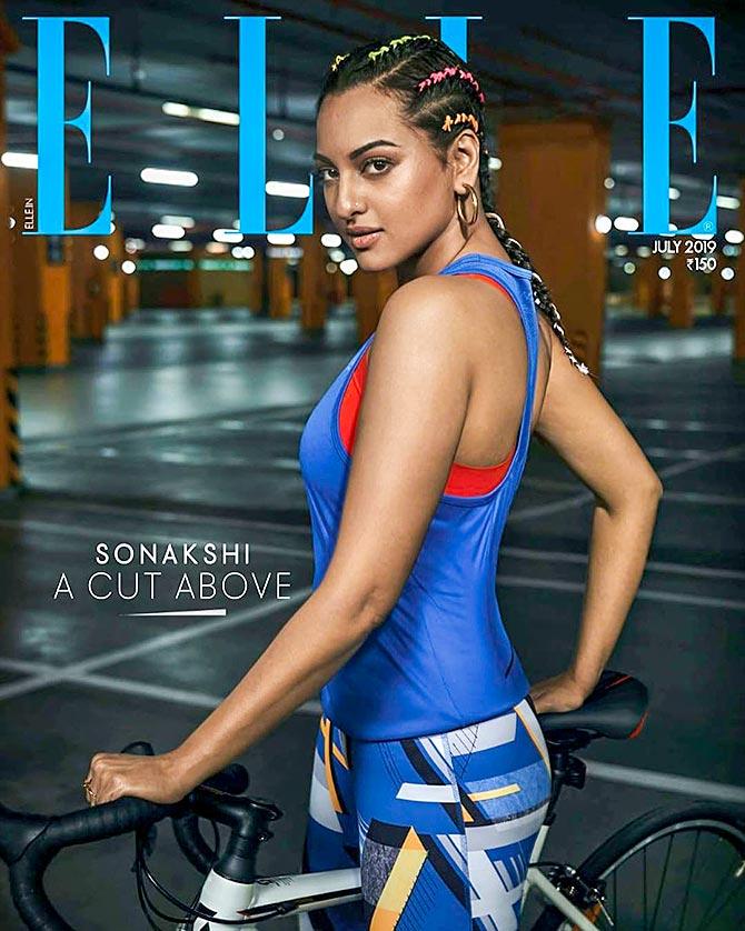 Sonakshi Sinha on Elle India