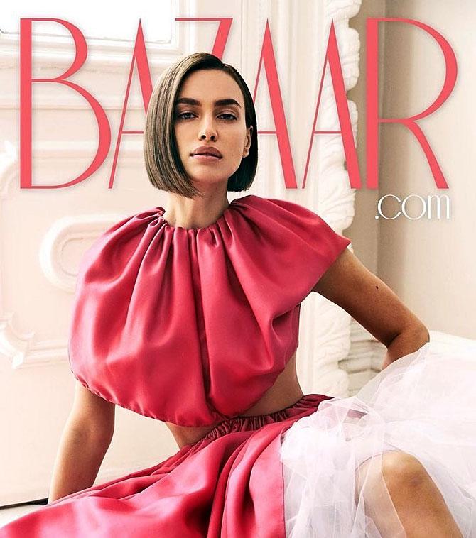 Irina Shayk on Harper's Bazaar US