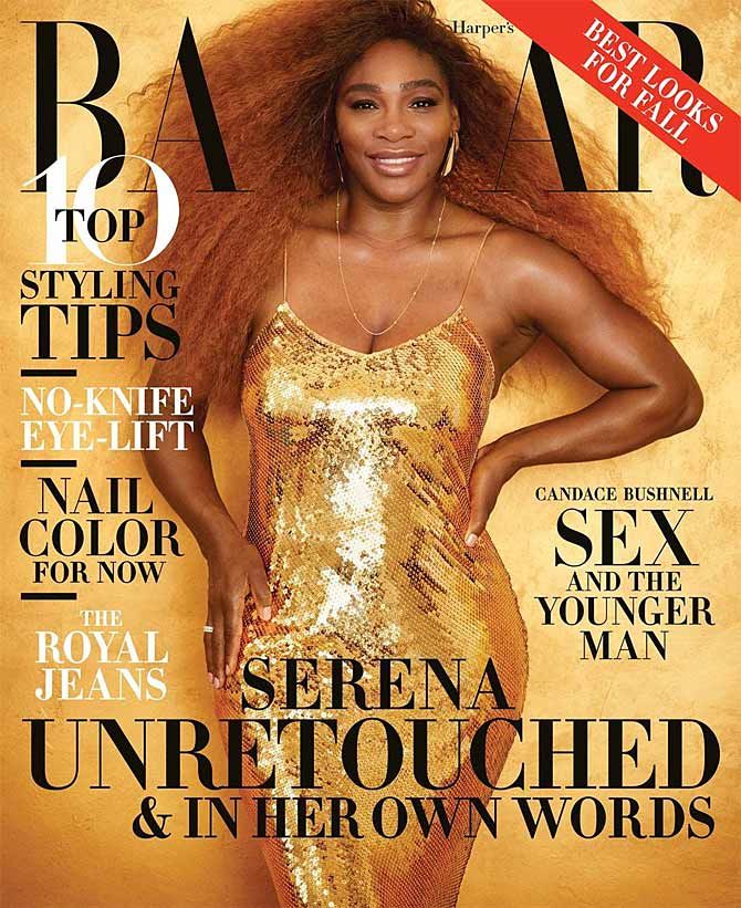 Serena Williams on Harper's Bazaar US