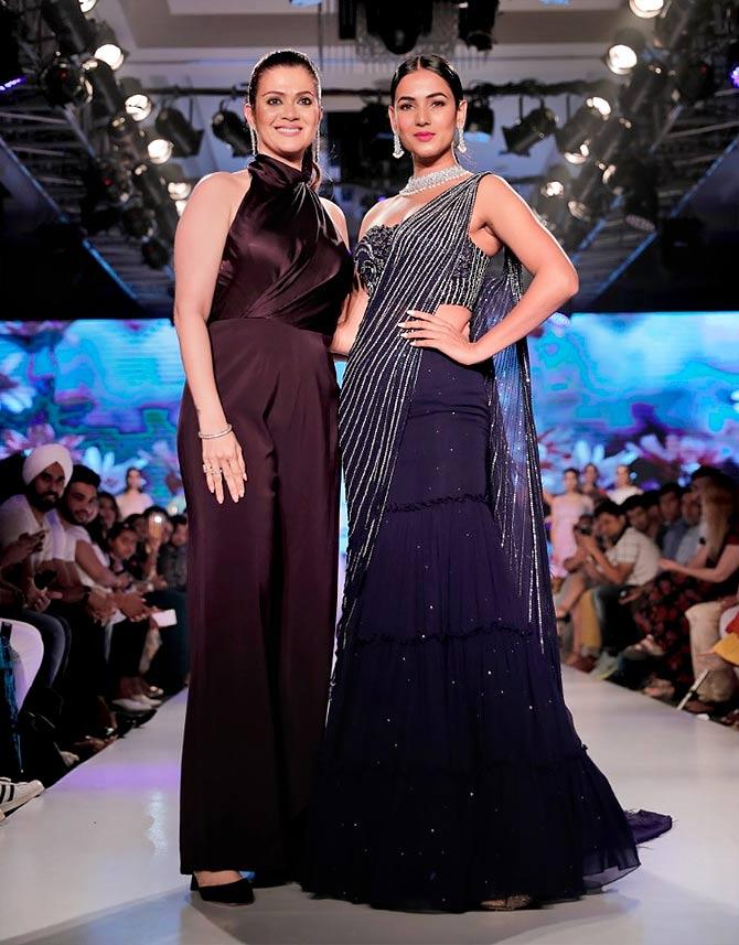 Sonal Chauhan with Rebecca Dewan