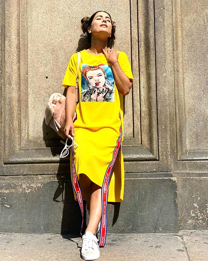 Hina Khan gives us major summer fashion goals - Rediff.com Get Ahead