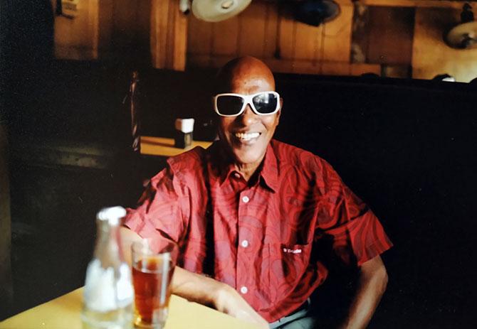 Joe at Bandra's Yacht resto bar, his favourite haunt. Photograph: Kind Courtesy Joe Vessoakar