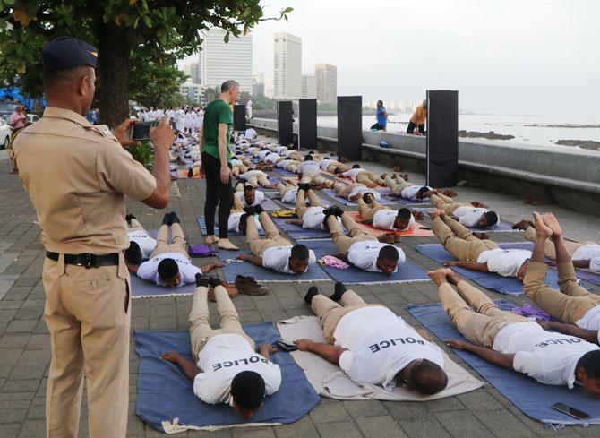 International Day of Yoga in Mumbai