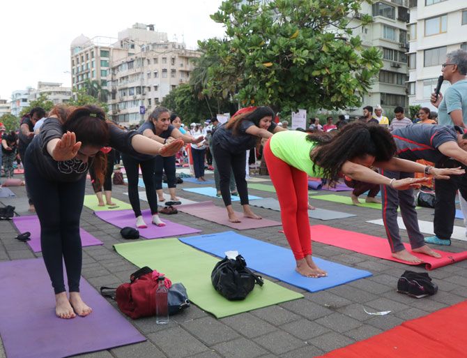 International Day of Yoga in Mumbai