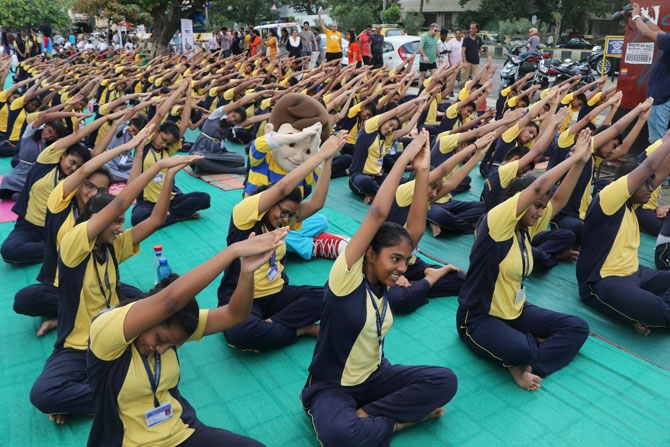 International Day of Yoga in Mumbai