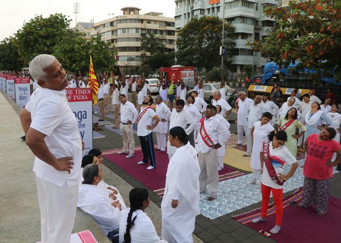 International Day of Yoga in Mumbai