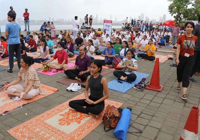 International Day of Yoga in Mumbai