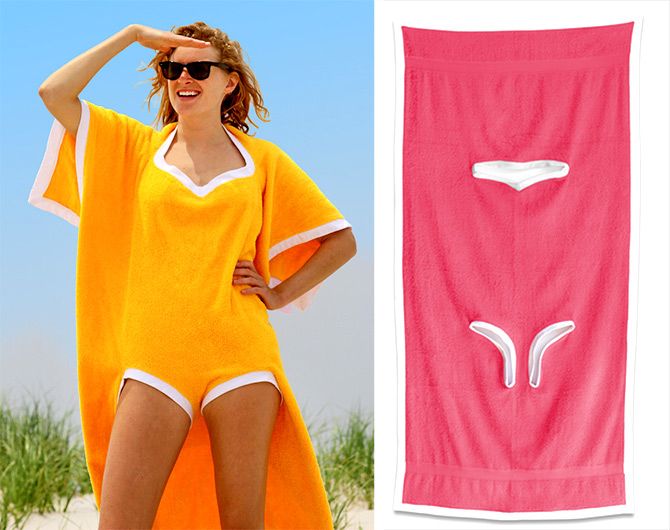 Towelkini is the latest beach trend