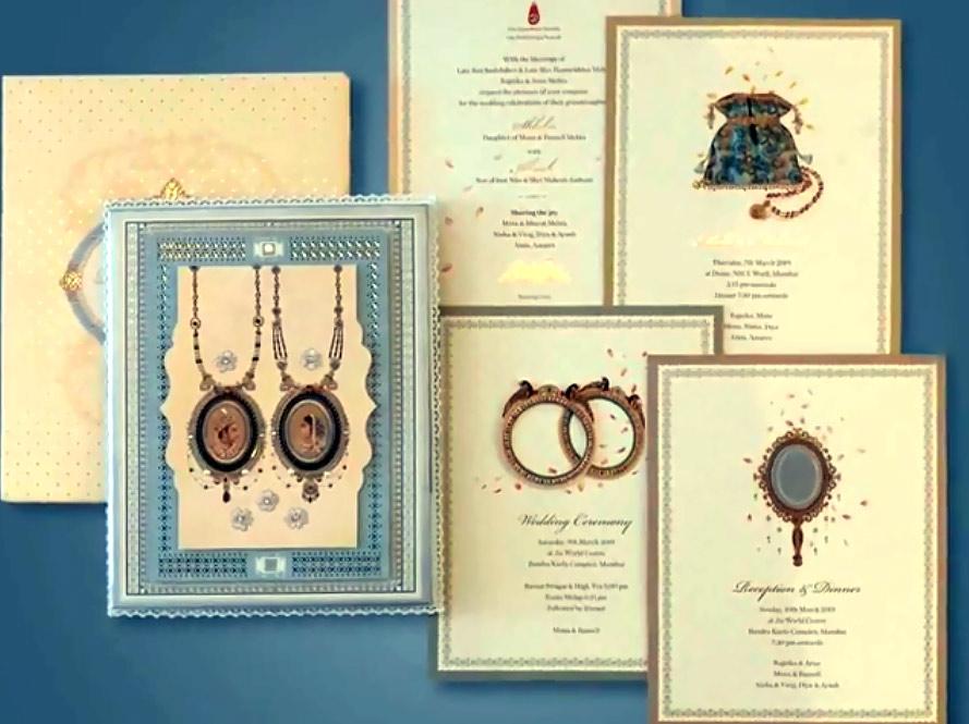 Uttara Shah designed the invitation card for Shloka Mehta and Akash Ambani's wedding