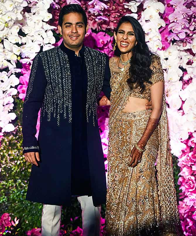 Inside Akash Ambani's wedding reception - Rediff.com Get Ahead