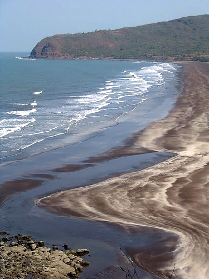 The Harihareshwar beach