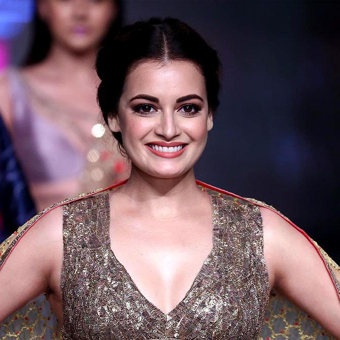 Dia Mirza at Lotus Makeup India fashion week 2019