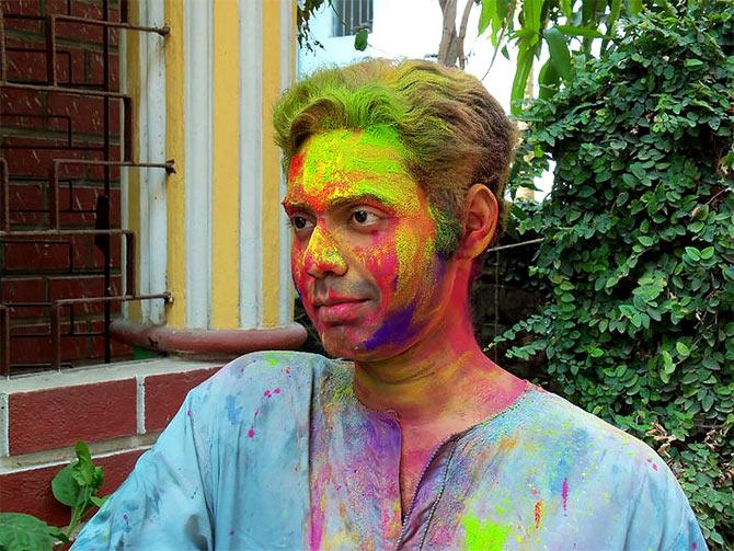 Holi memories: Sudipto Basu