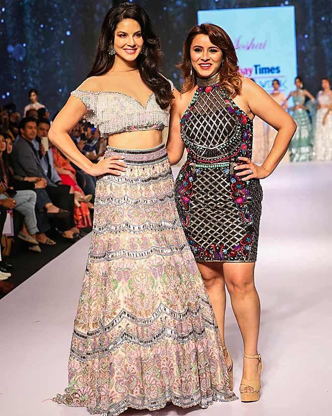 Sunny Leone walks at Bombay Times Fashion Week 2019