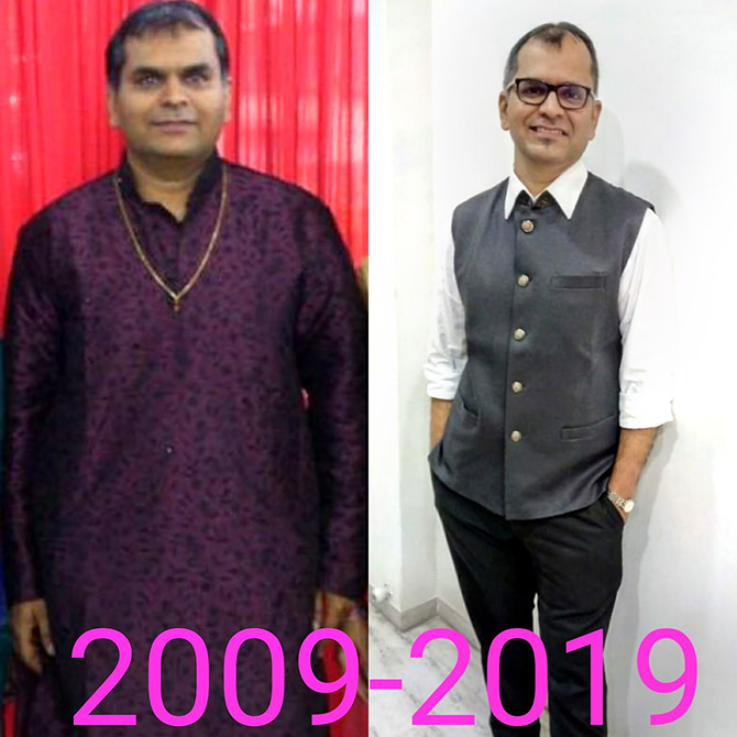 Dr Sameer Dolare went from 104 to 80 kg in 18 months