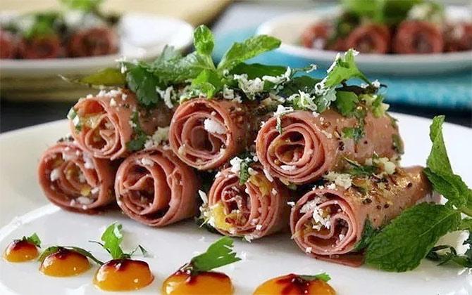 Breakfast recipe: Cranberry Khandvi