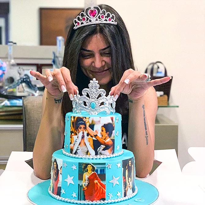 Sushmita celebrates 25 years of winning Miss Universe