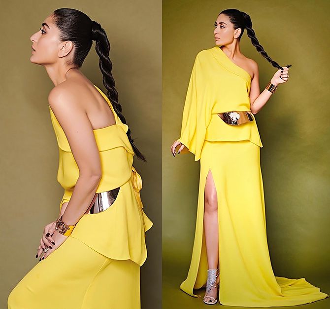 Kareena Kapoor in a yellow outfit