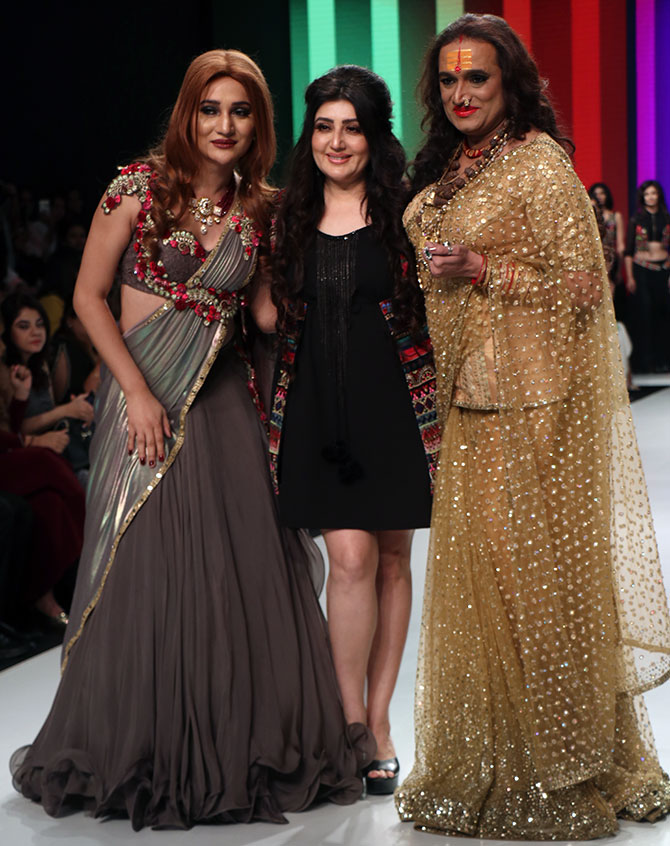 Don't miss! Transgender hero Laxmi opens fashion week - Rediff.com Get ...