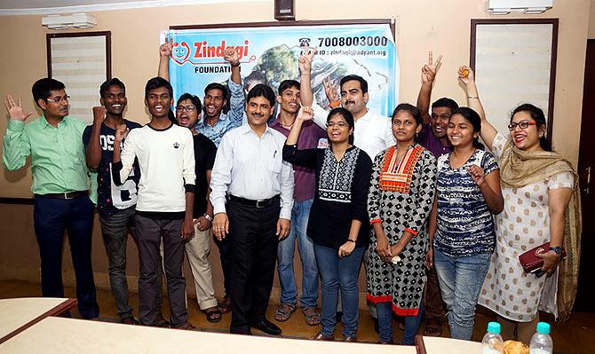 In 2017, Ajay Bahadur Singh started the Zindagi Foundation in Bhubaneshwar to coach financially challenged students and fulfill their dreams of pursuing medicine. Photographs: Kind courtesy Ajay Bahadur Singh