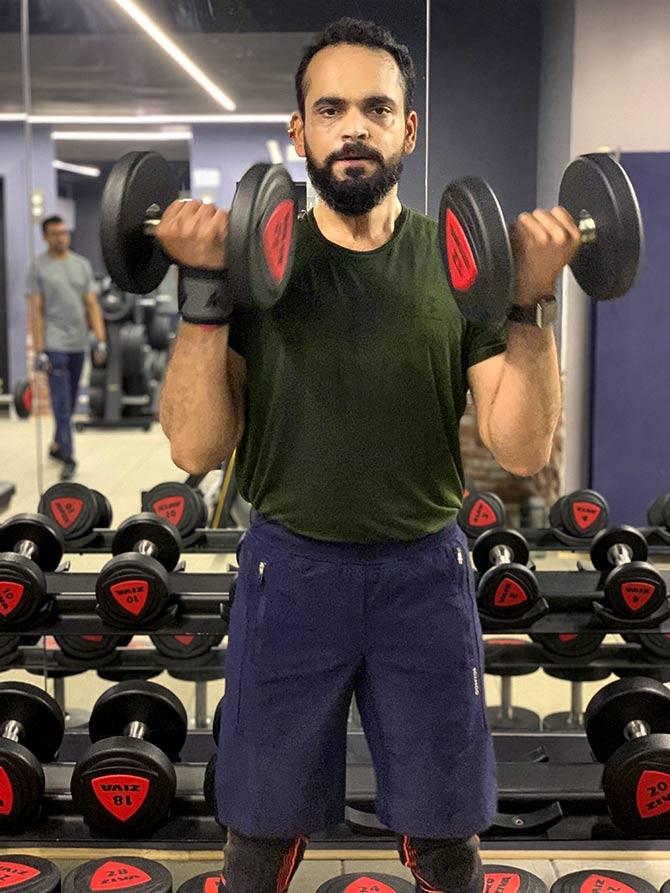 Hemant Kadam's workout