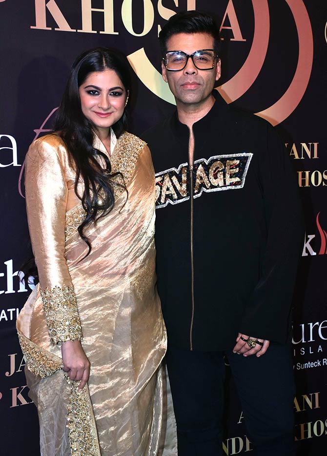 Celebs at Abu Jani and Sandeep Khosla show in Mumbai