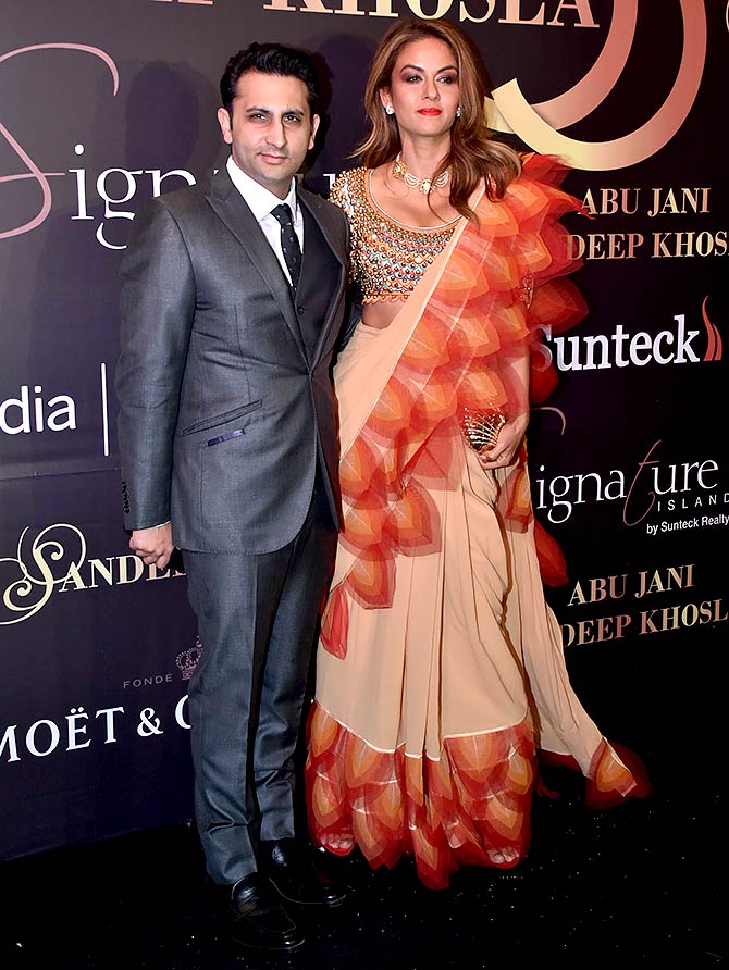 Celebs at Abu Jani and Sandeep Khosla show in Mumbai