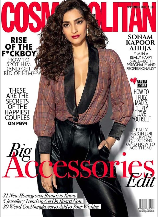 Sonam Kapoor on Cosmopolitan cover