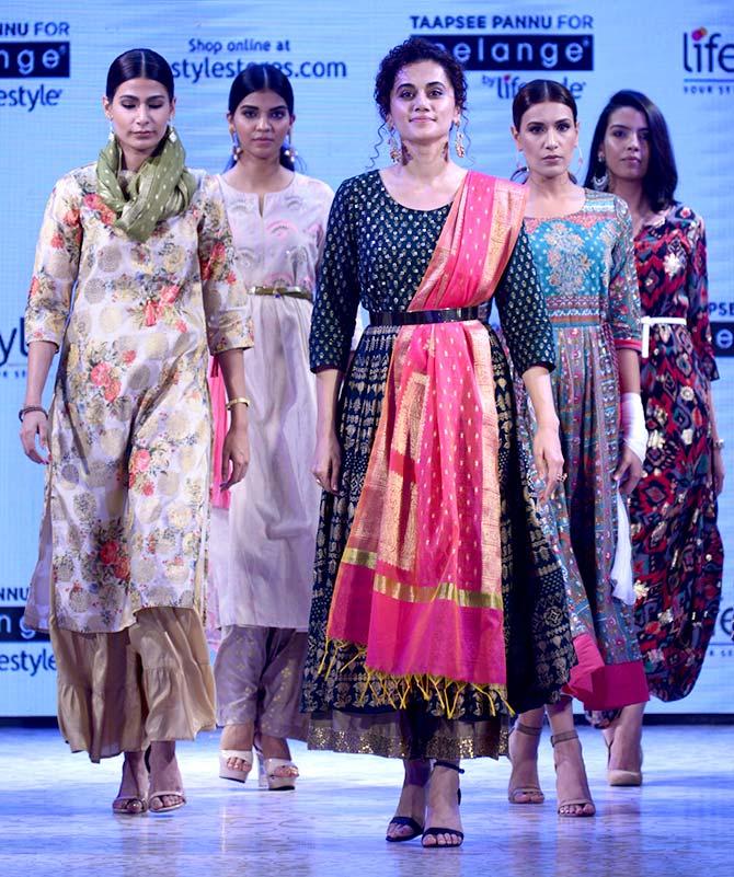 Taapsee Pannu launches Melange by Lifestyle festive collection 