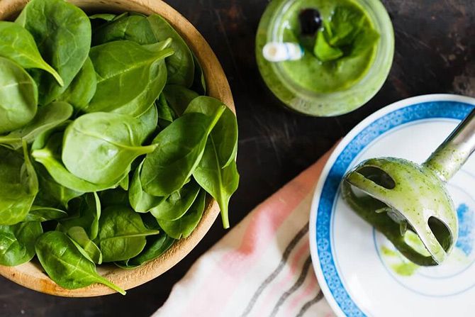 Include spinach in your diet