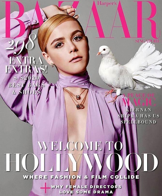 Kiernan Shipka on Harper's Bazaar cover