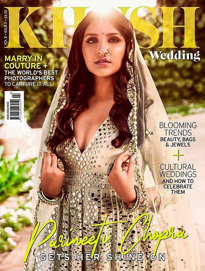 Parineeti Chopra on Khush wedding magazine cover