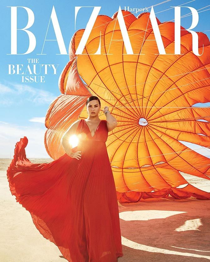 Demi Lovato on Harper's Bazaar May issue