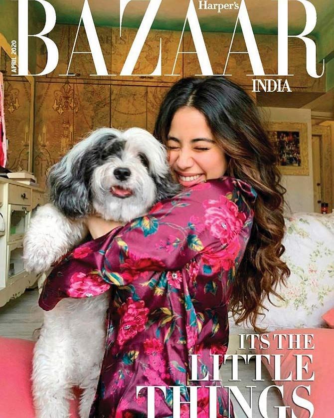 Janhvi Kapoor on Harper's Bazaar India cover