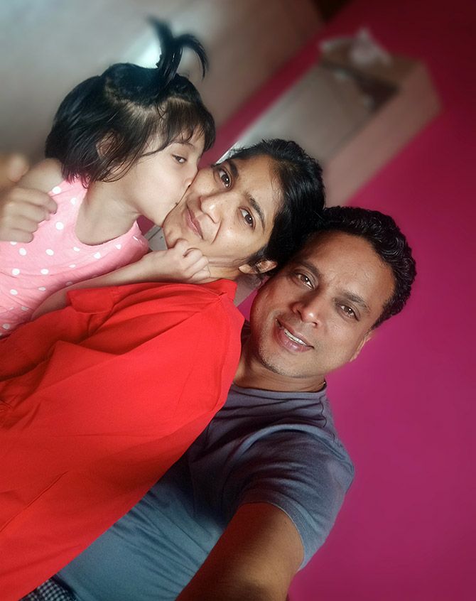 Sanjay Mittal with his family