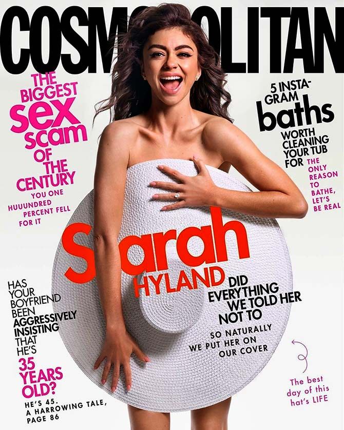 Sarah Hyland on Cosmopolitan's magazine cover