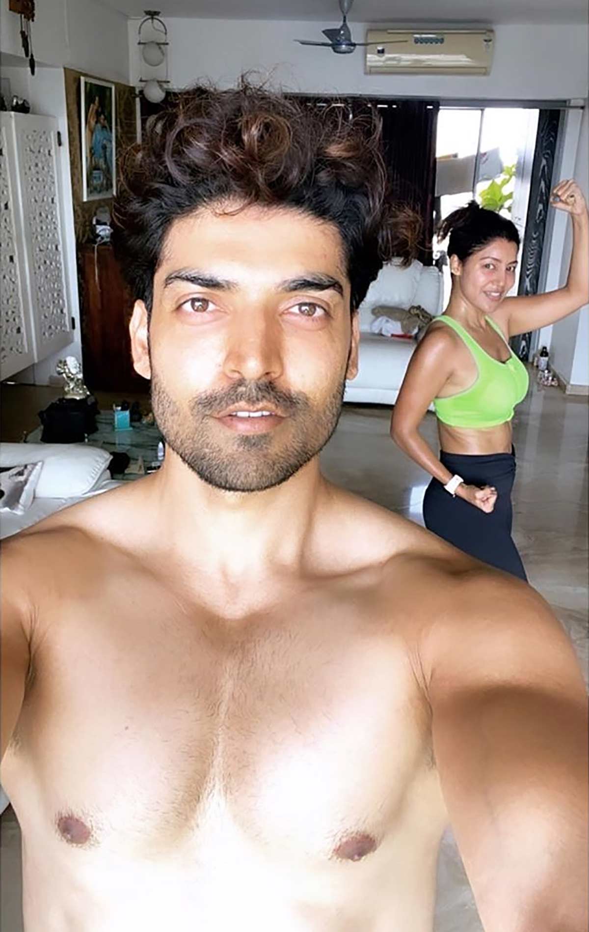 How Gurmeet Debina stay fit in the lockdown