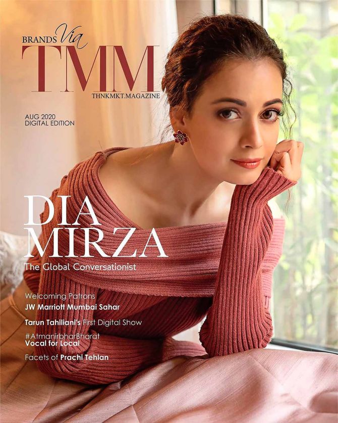 Dia Mirza on TMM magazine