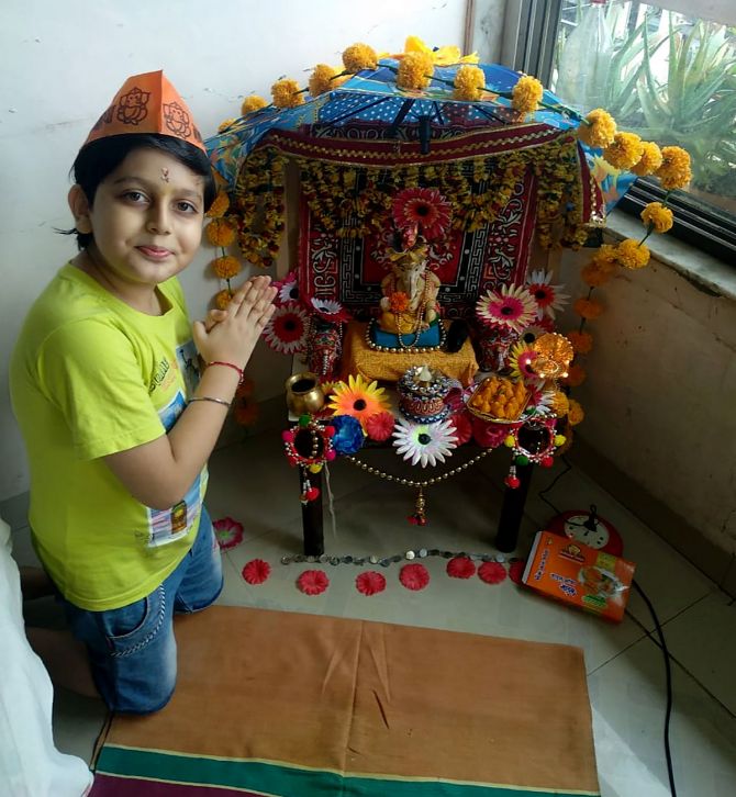 Rediff readers share Ganesha photos