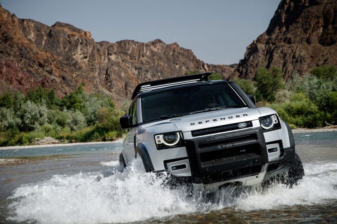 The Land Rover Defender 